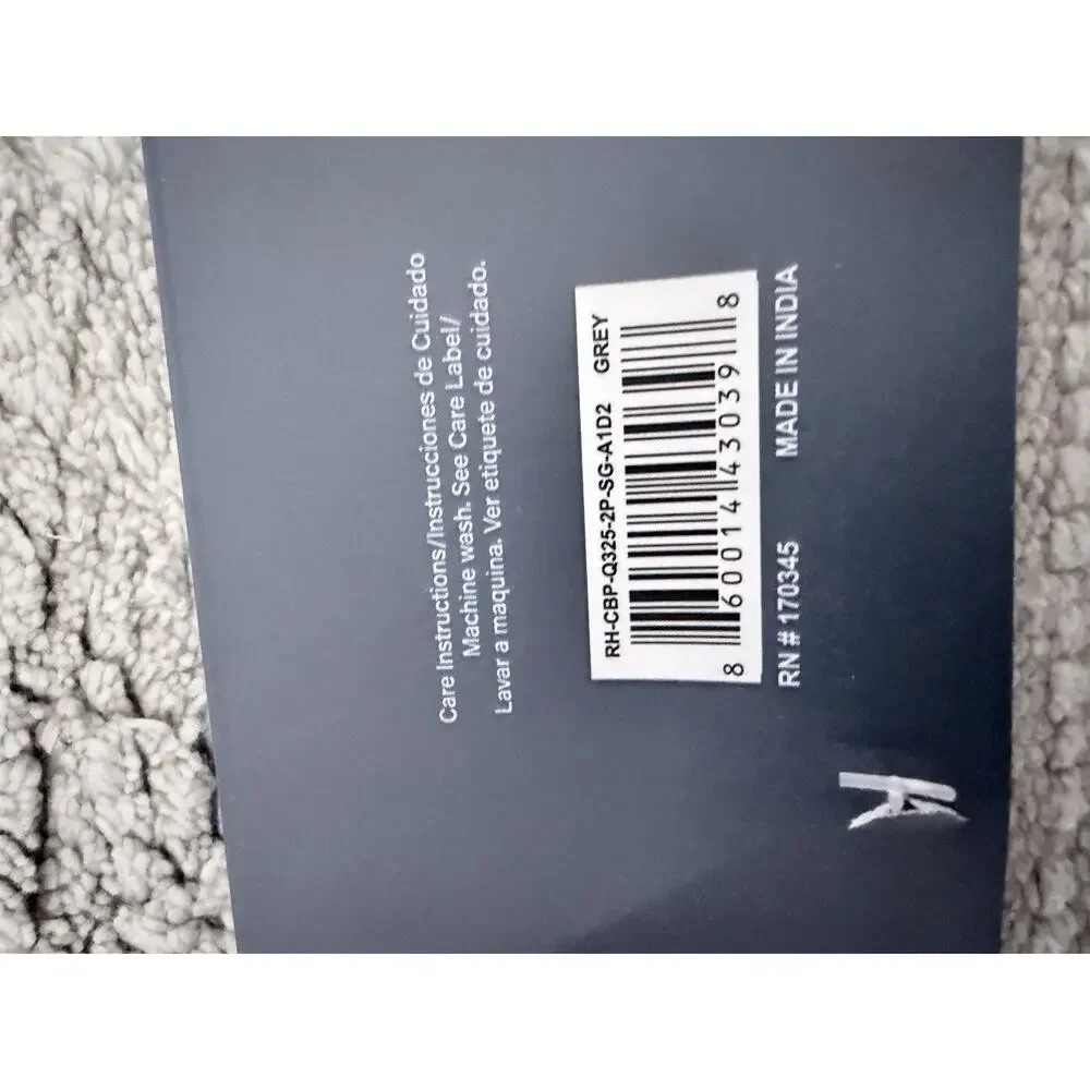 Riva Cotton Bath Mats Size 20 X 30 In Gray 2 Pack. Brand New.